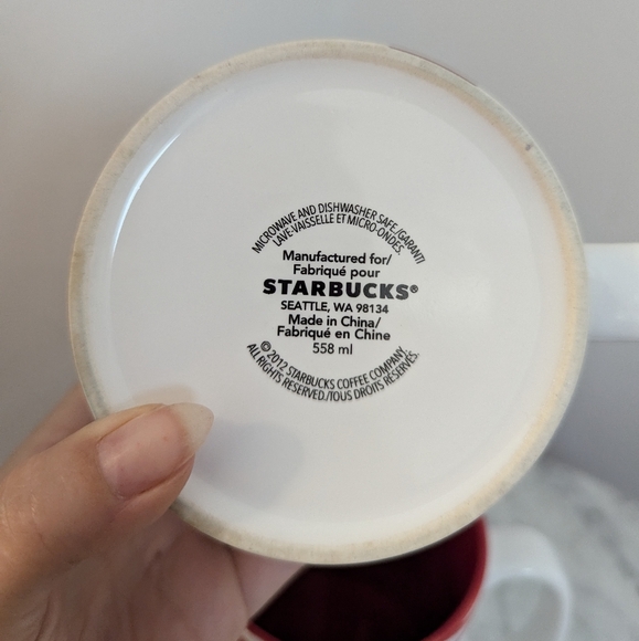 2012 Starbuck Christmas Ornament 18 Oz Mugs - Picture 6 of 7